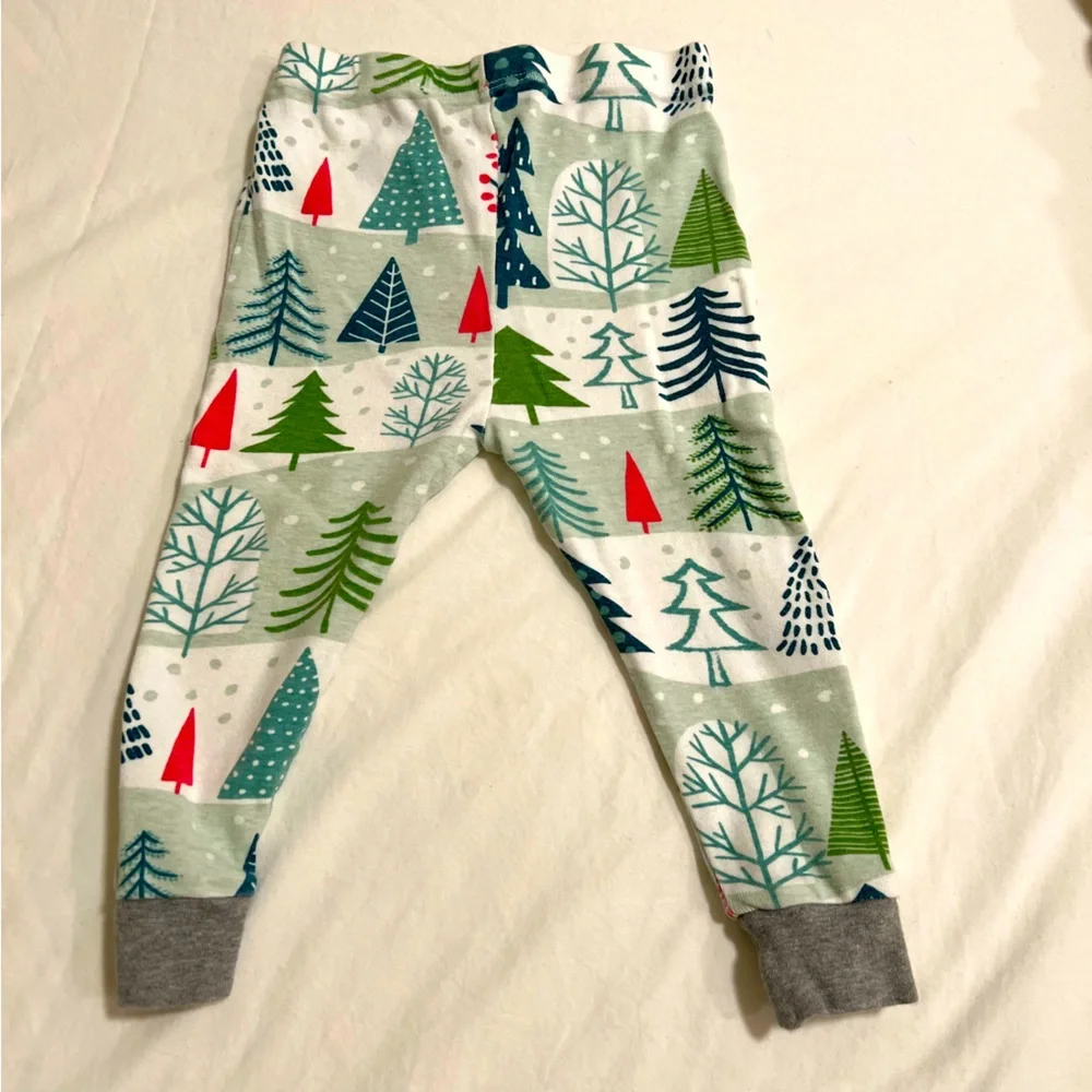 👶🏼 HONESTBABY 100% Organic “Feelin’ Pine” Christmas Jammies, 18m